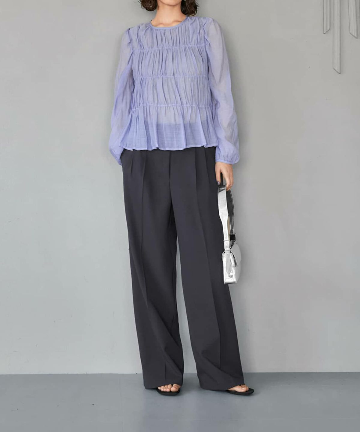 着用イメージ 165cm パープル