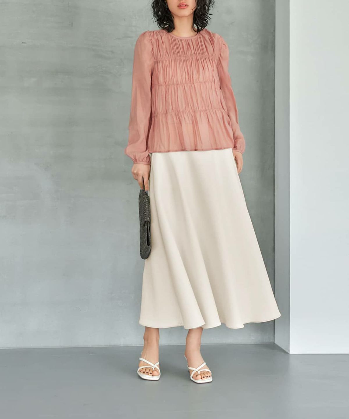 着用イメージ 165cm ピンク