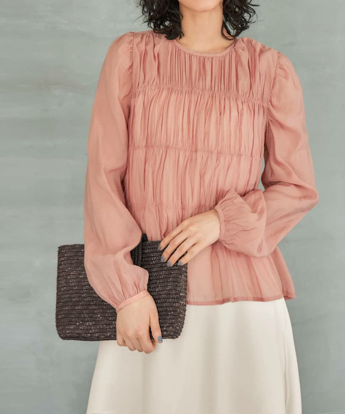 着用イメージ 165cm ピンク