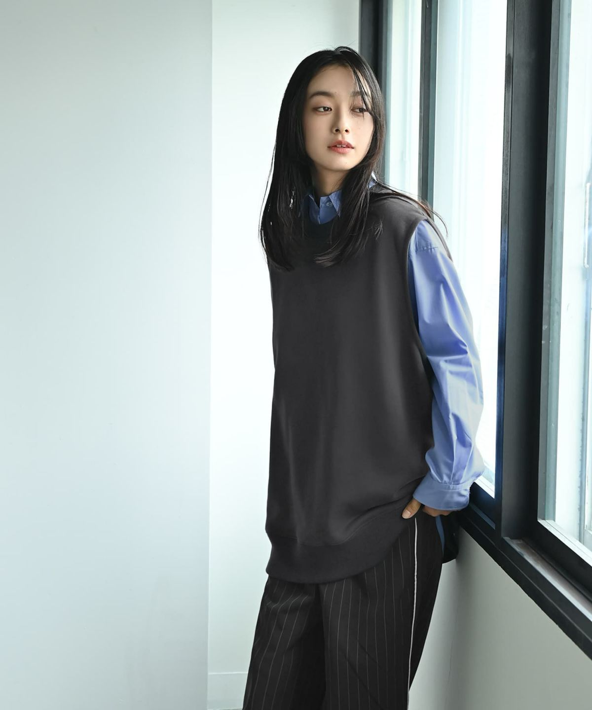 着用イメージ 167cm スミクロ