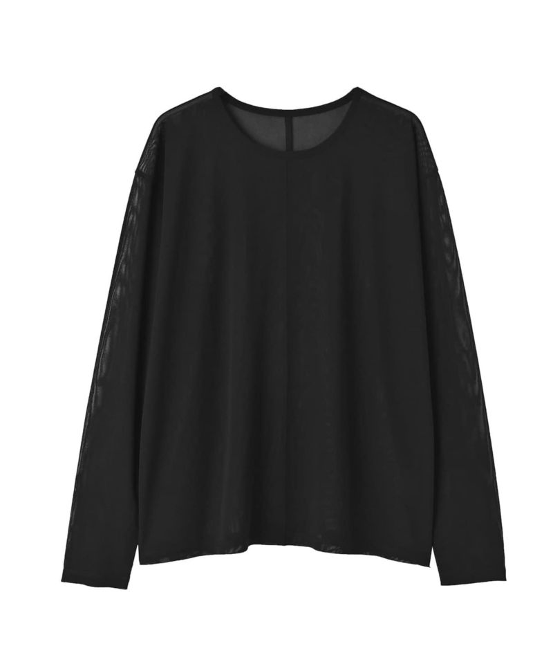 BLK001】シアーメッシュトップス | おしゃれな大人レディース