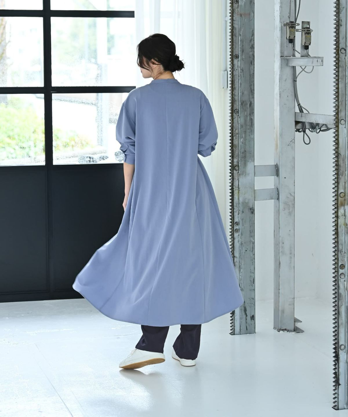 着用イメージ 172cm ブルー