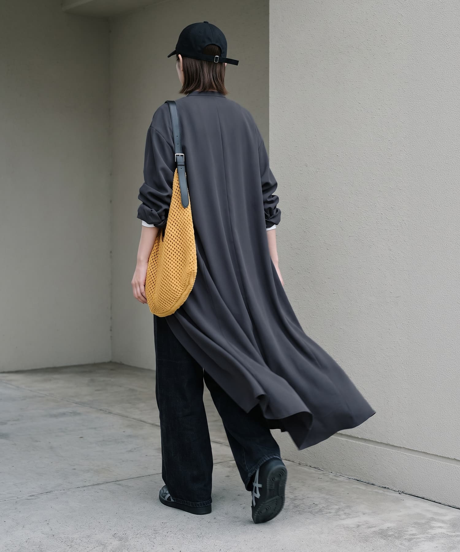 着用イメージ 172cm ブルー