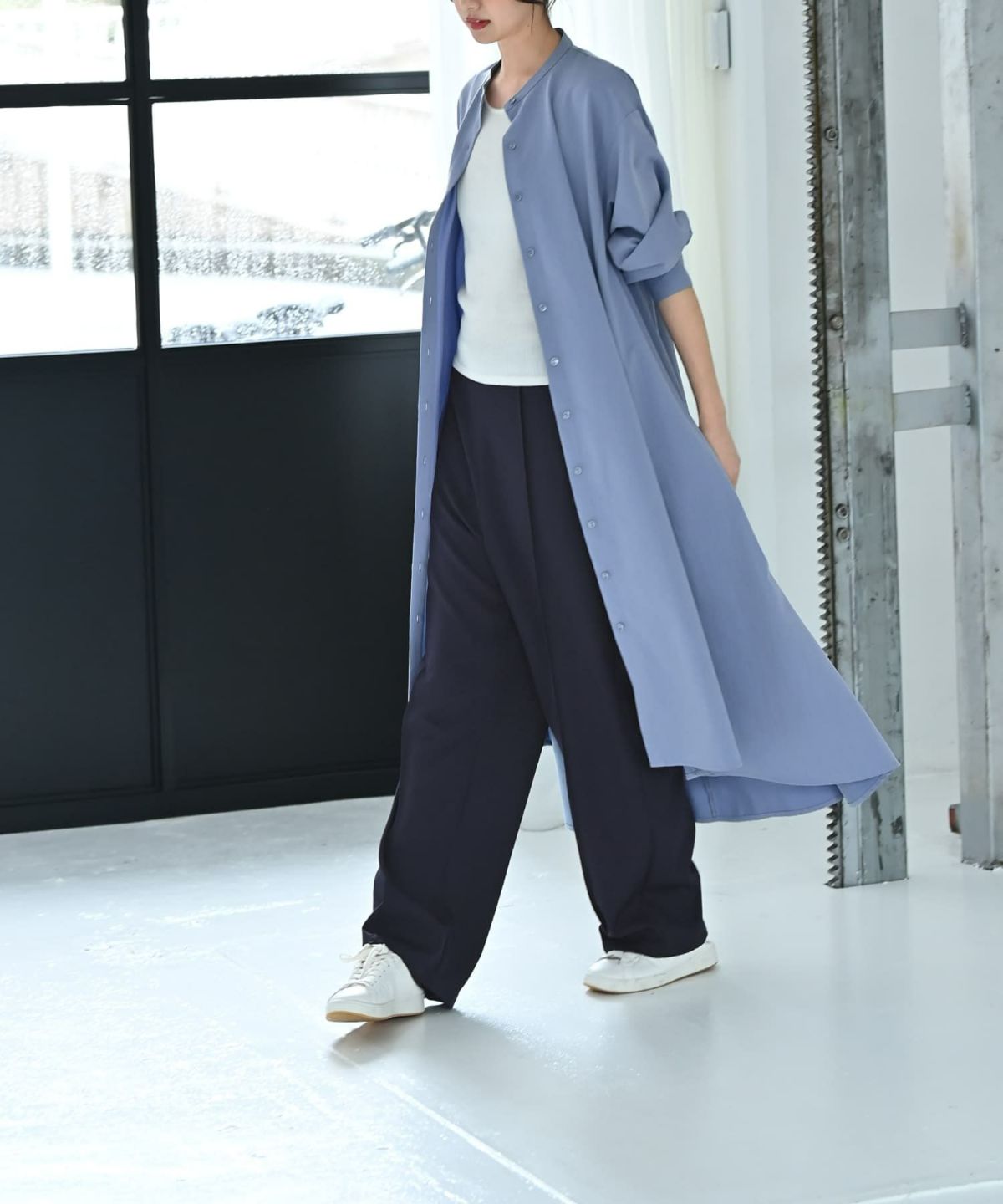 着用イメージ 172cm ブルー