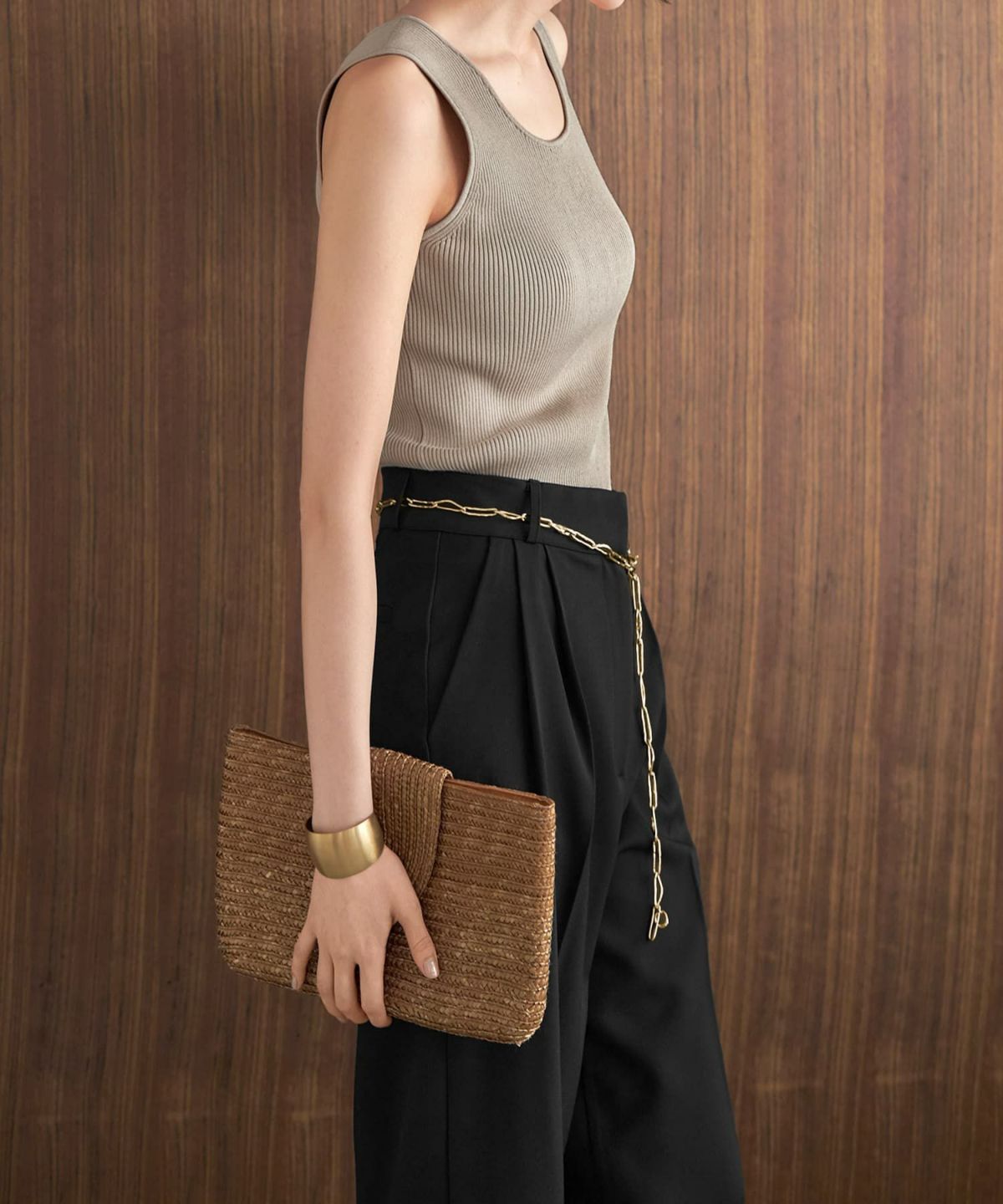 着用イメージ 168cm ゴールド