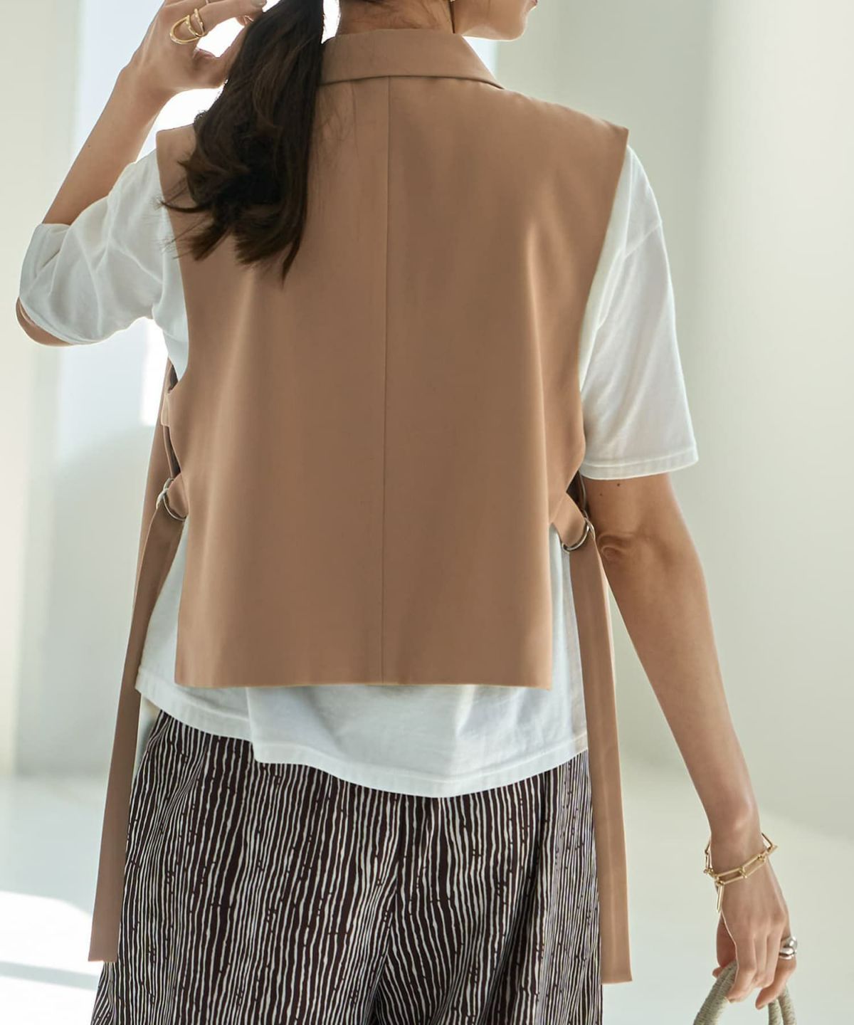 着用イメージ 165cm　ナッツ