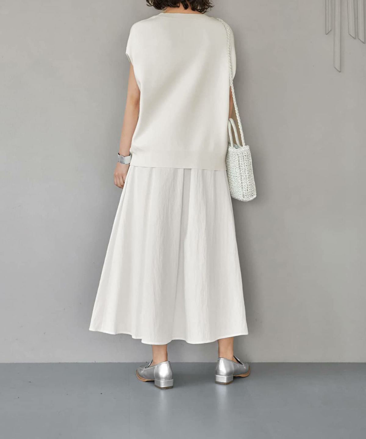 着用イメージ 165cm ホワイト