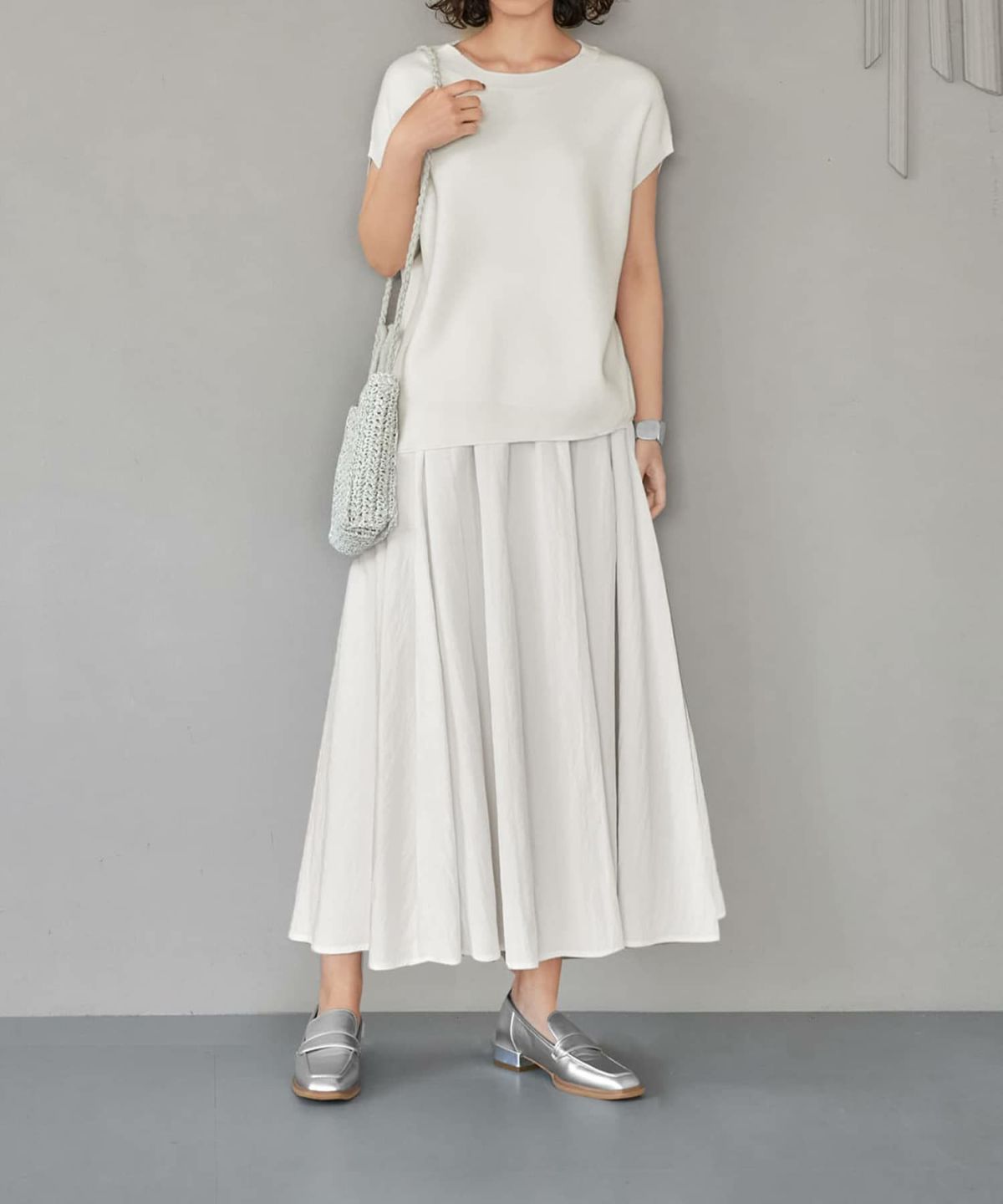 着用イメージ 165cm ホワイト