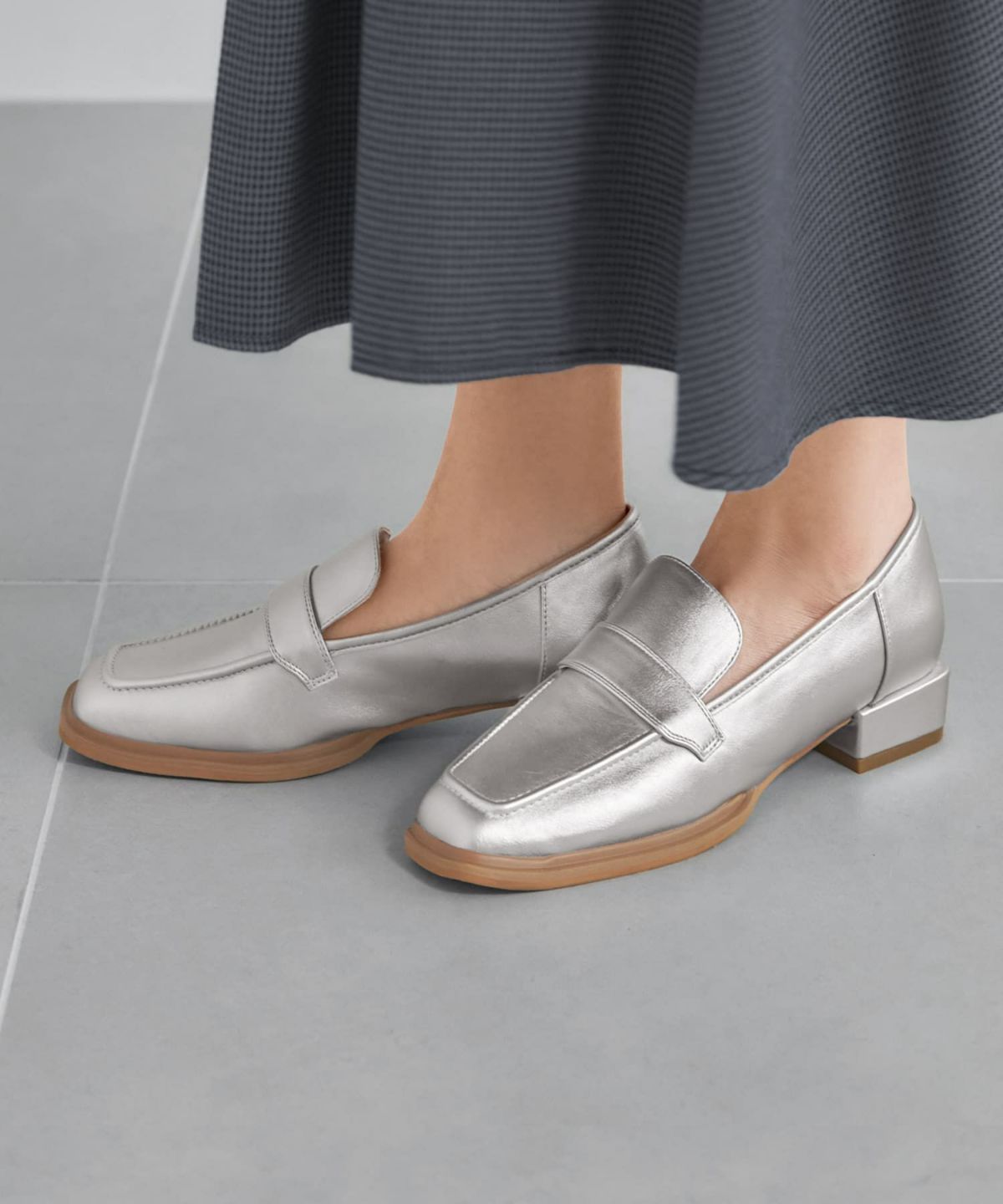 着用イメージ165cm シルバー