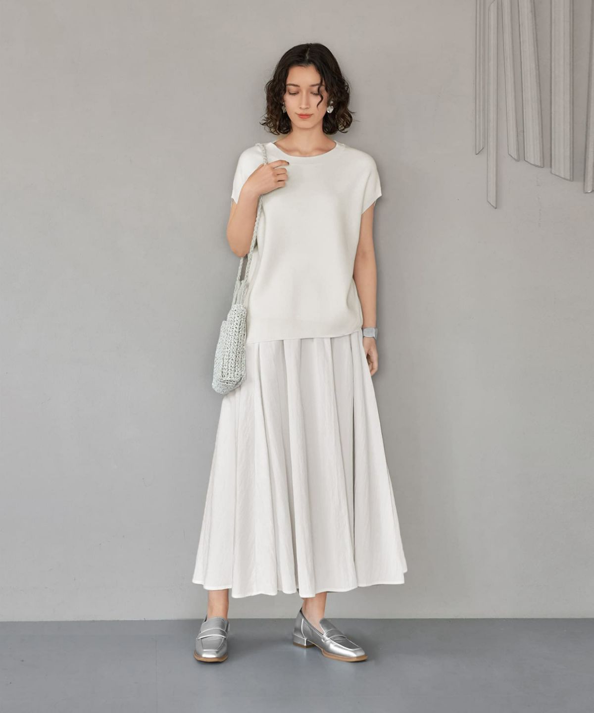 着用イメージ165cm シルバー