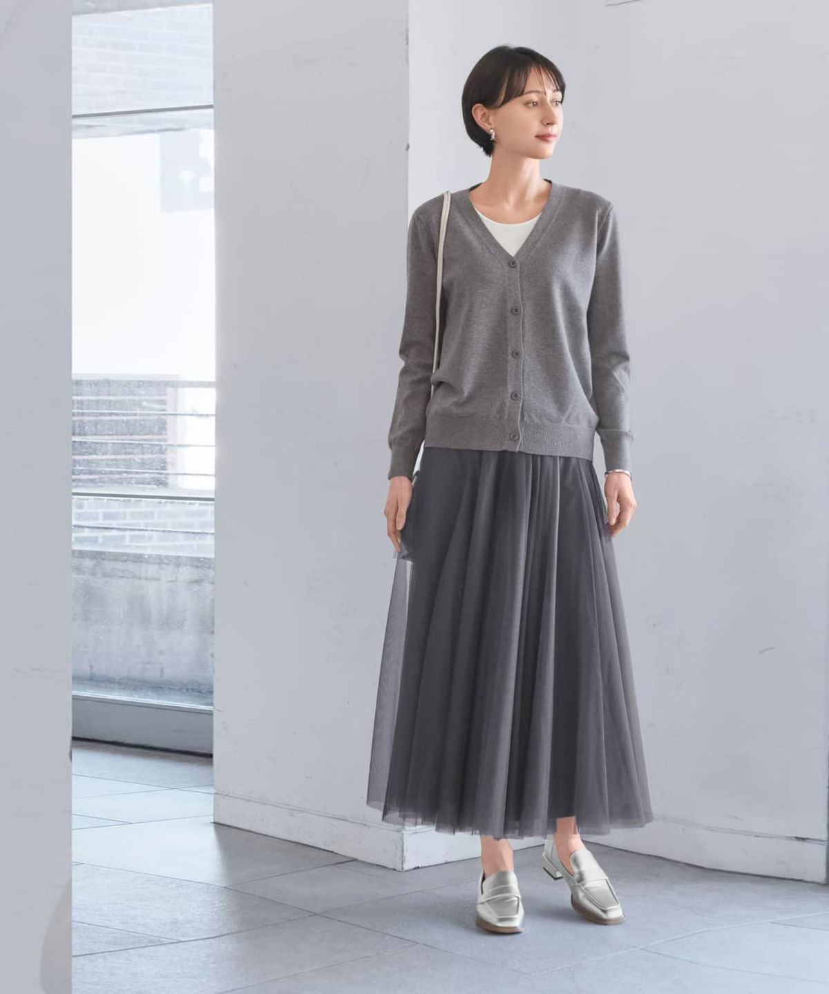 着用イメージ168cm シルバー