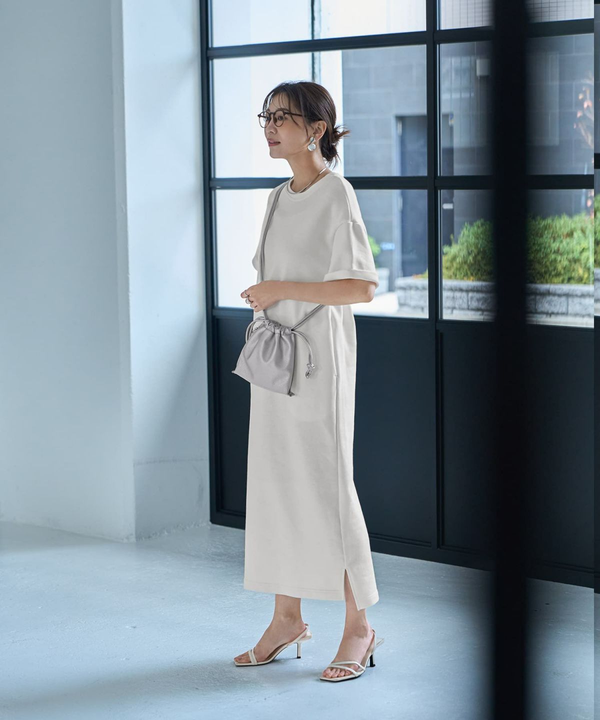 着用イメージ 166cm　02サイズ　オフホワイト