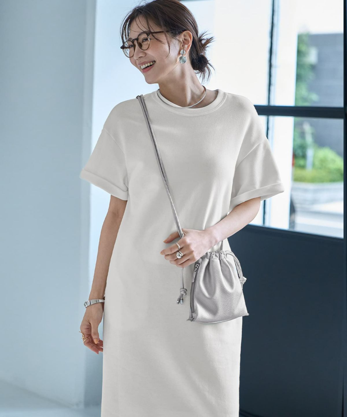 着用イメージ 166cm　02サイズ　オフホワイト