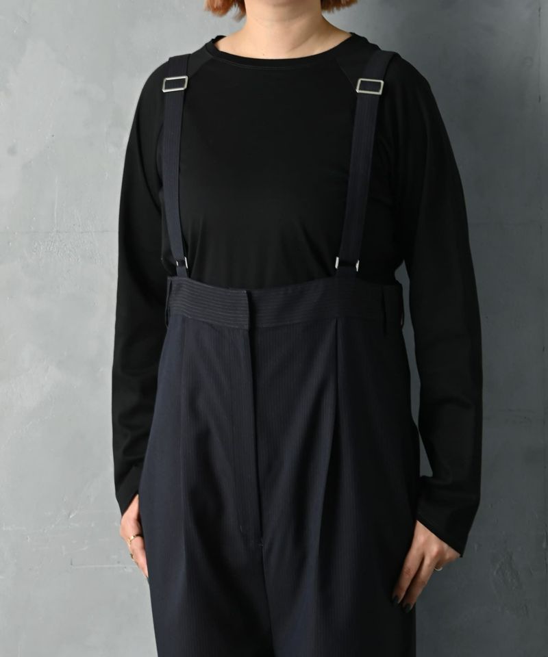 tシャツ 「BLK001」配色ステッチロングＴシャツ レディース STYLE DELI｜【BLK001】配色ステッチロングTシャツ | Rakuten