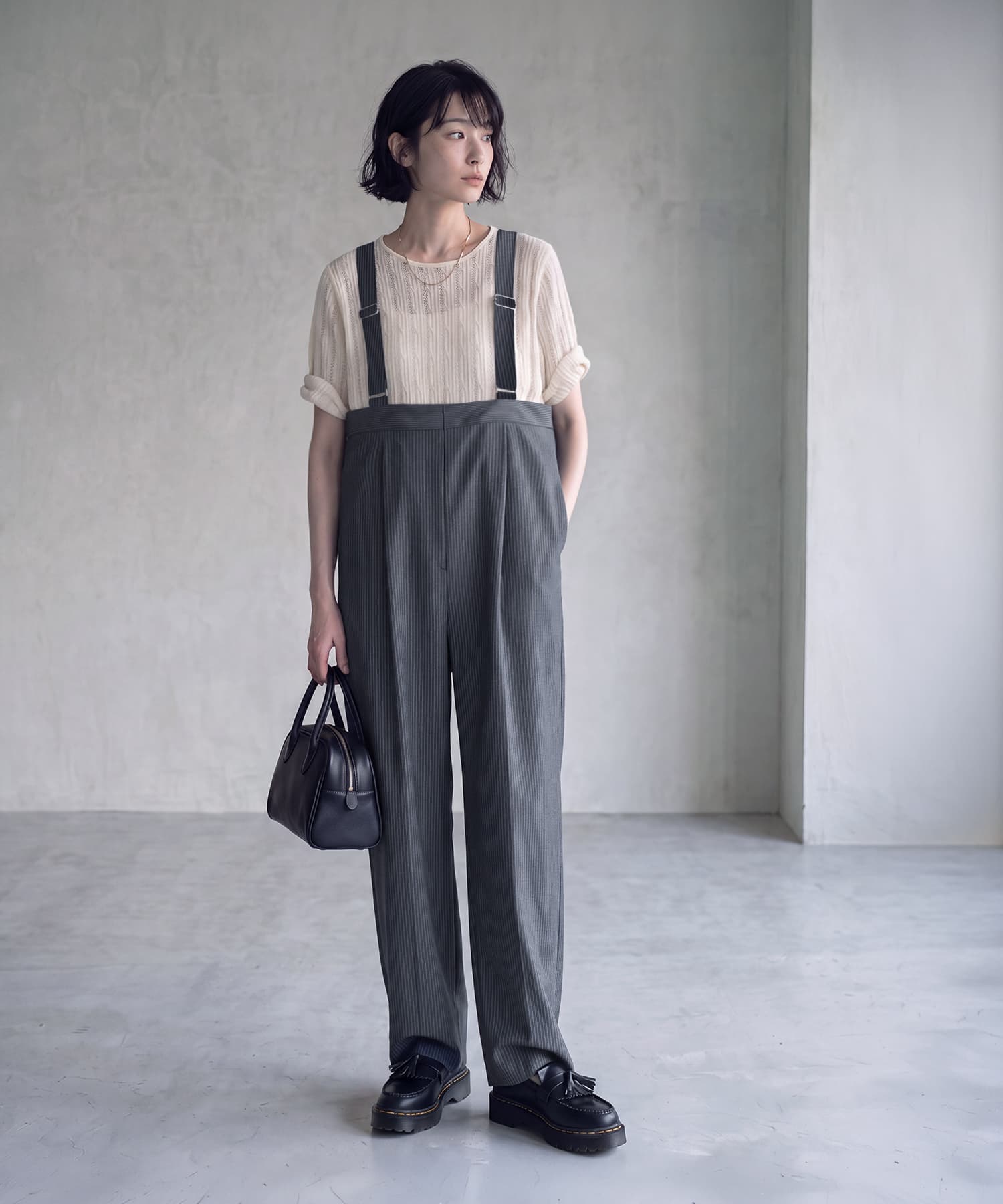 着用イメージ 175cm ネイビー