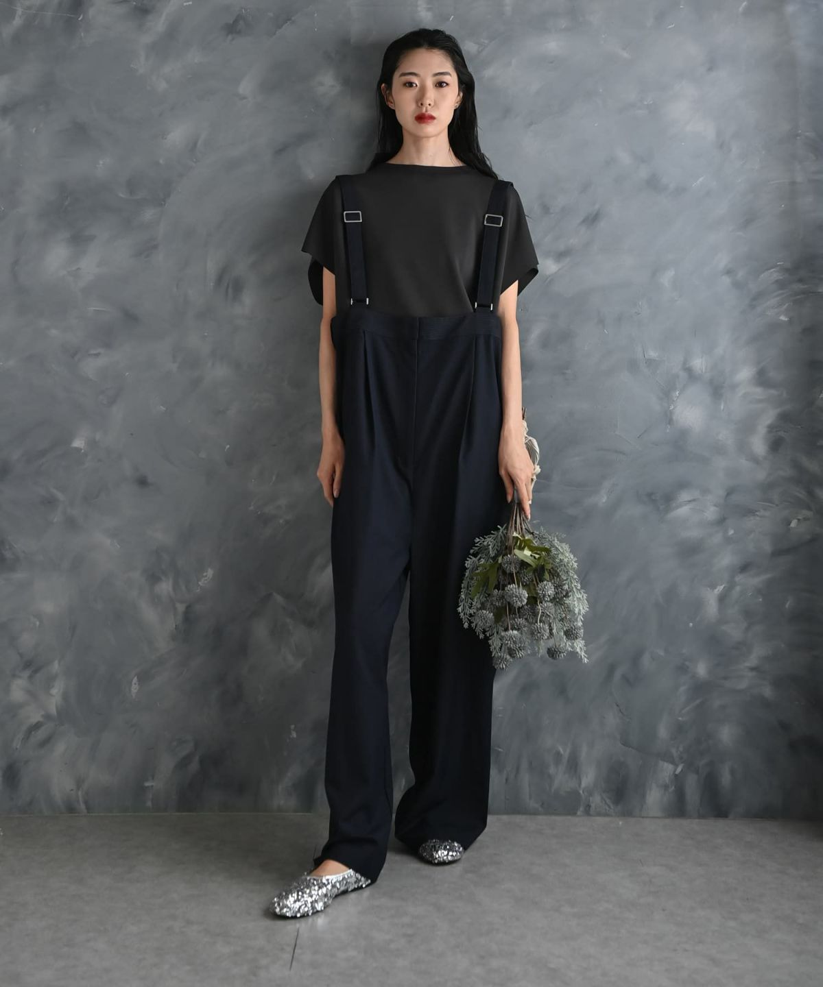 着用イメージ 175cm ネイビー