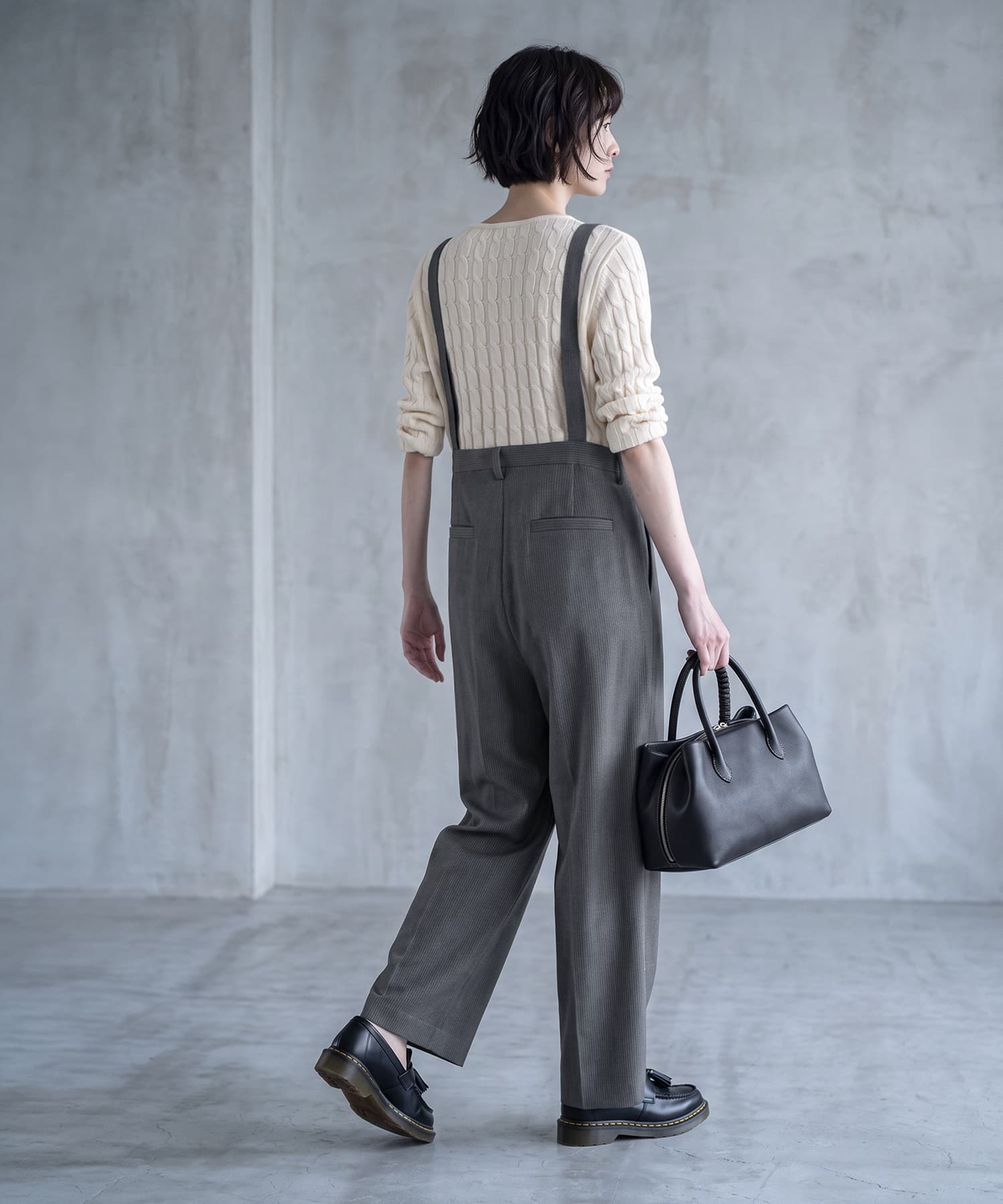 着用イメージ 175cm ネイビー