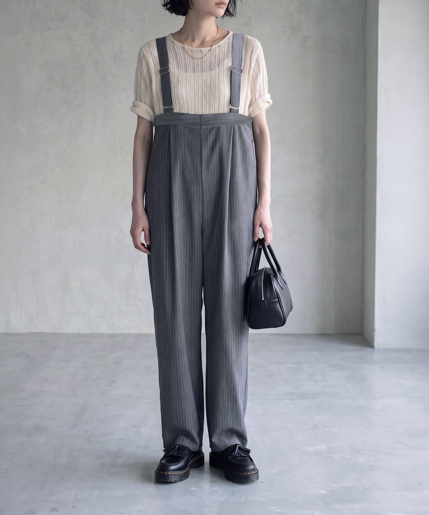 着用イメージ 175cm ネイビー
