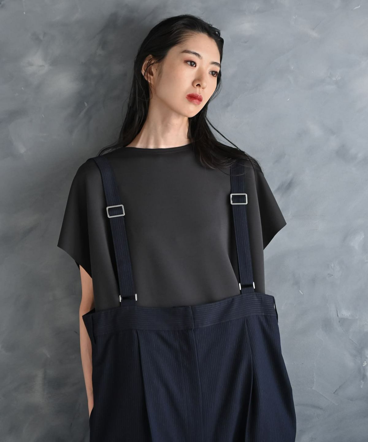 着用イメージ 175cm ネイビー