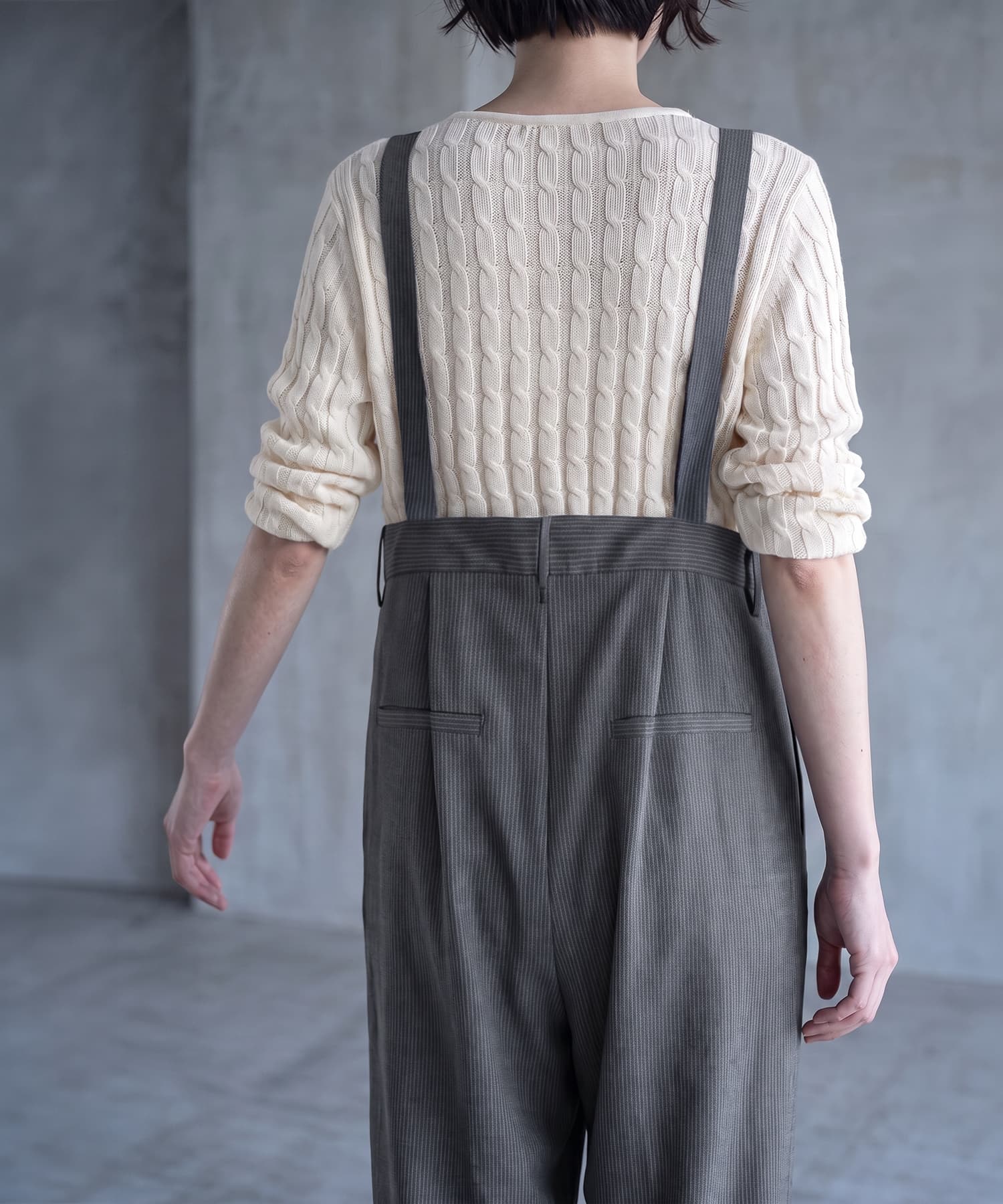 着用イメージ 175cm ネイビー