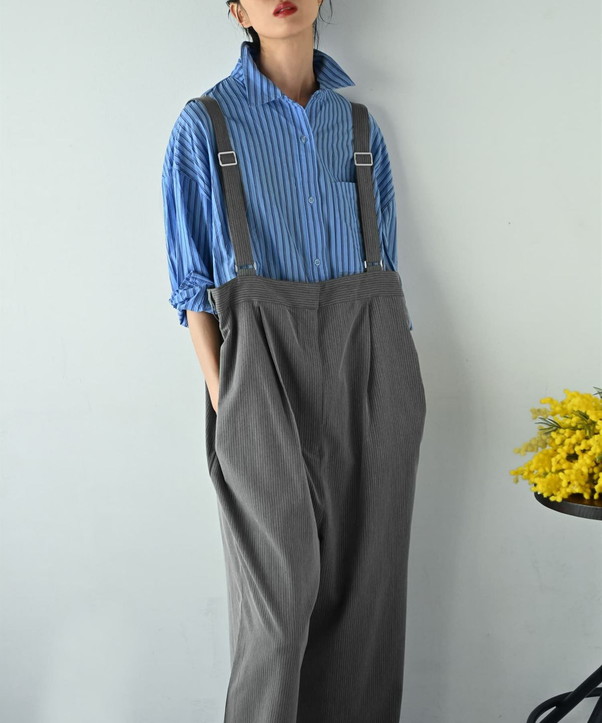 着用イメージ 175cm グレー