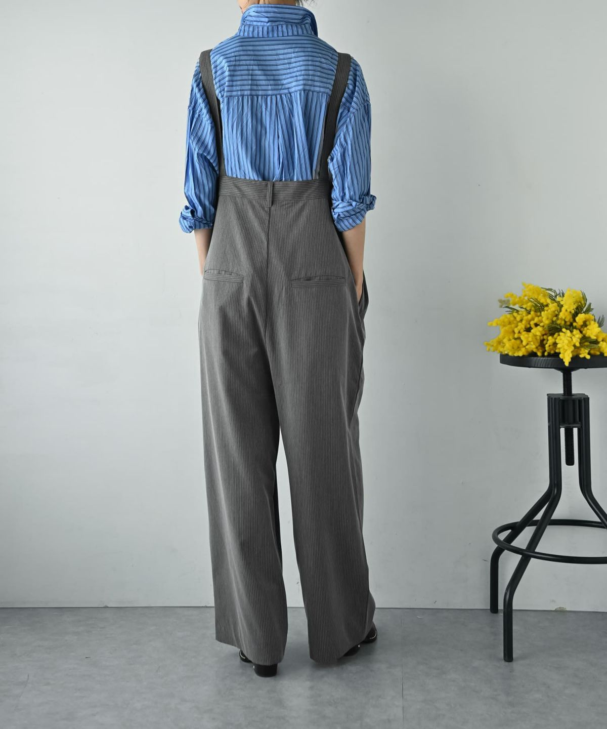 着用イメージ 175cm グレー