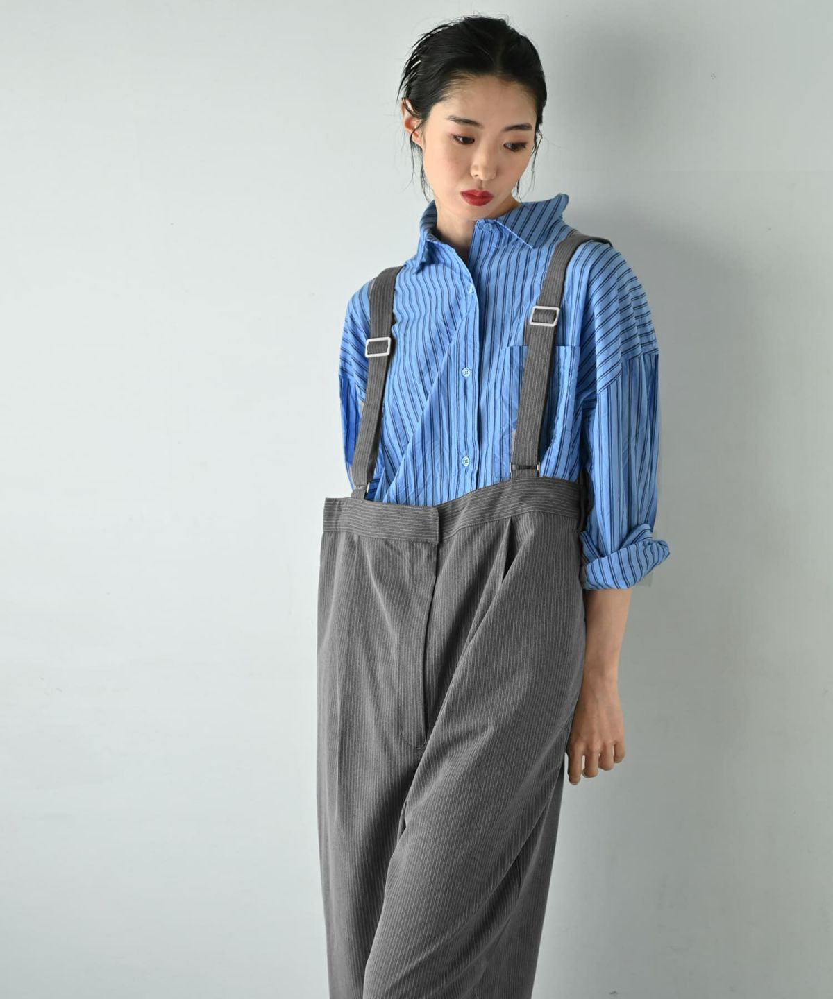 着用イメージ 175cm グレー