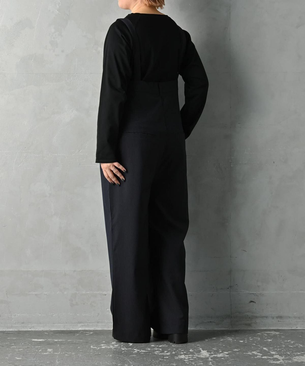 着用イメージ 163cm ネイビー