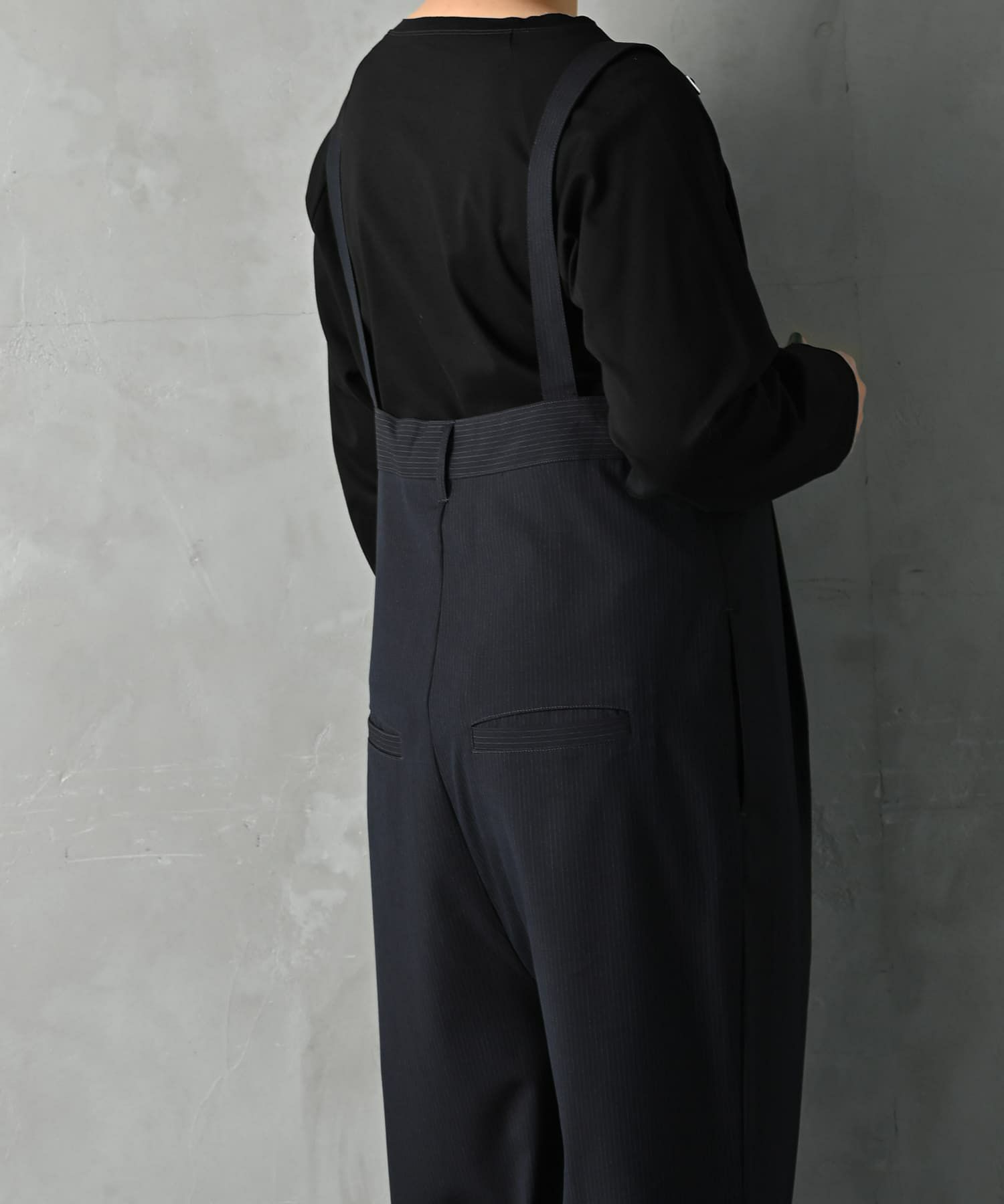 着用イメージ 163cm ネイビー