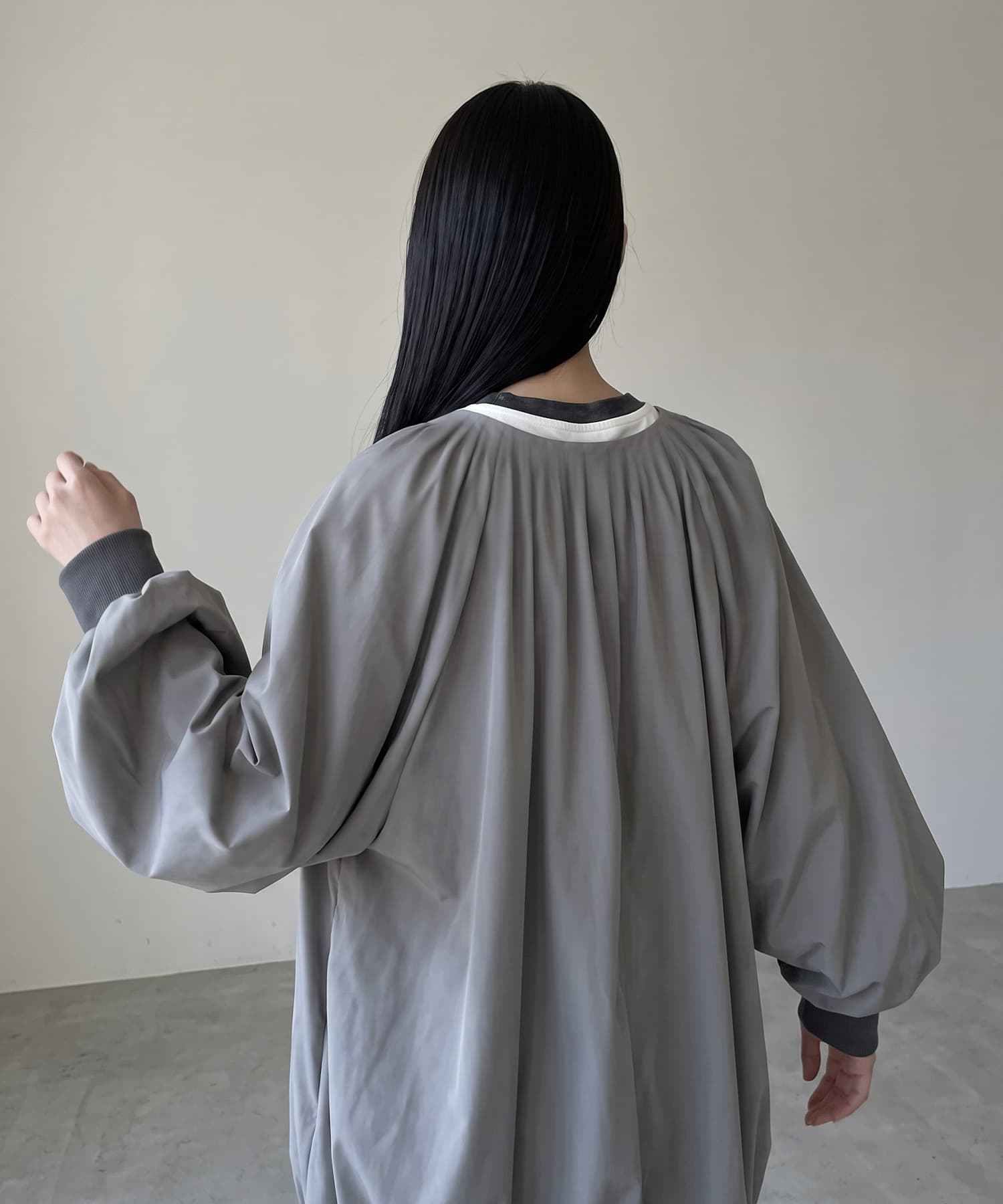 着用イメージ 163cm ブラック
