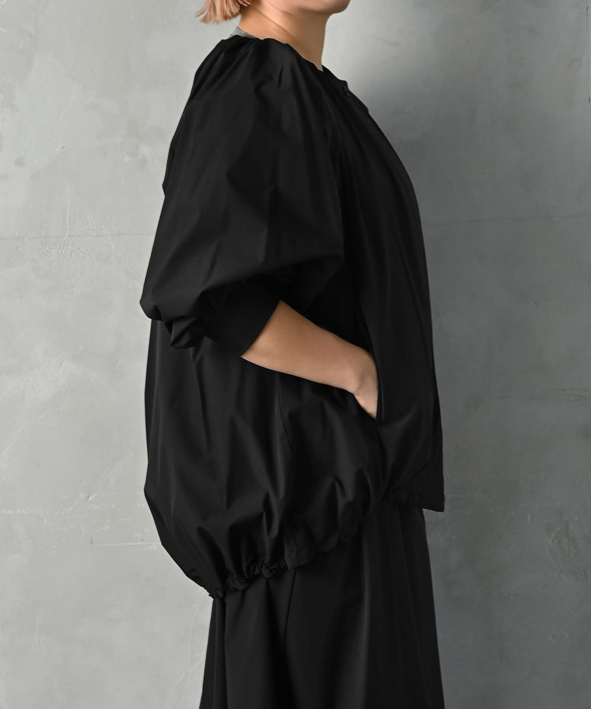 着用イメージ 163cm ブラック