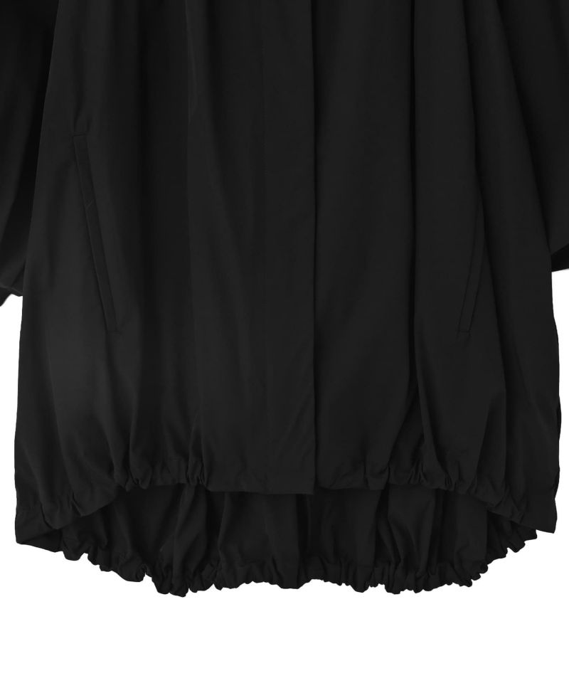 STYLEDELI　スタンドネック裾バルーンブルゾン BLK001】バルーンブルゾン | おしゃれな大人レディース