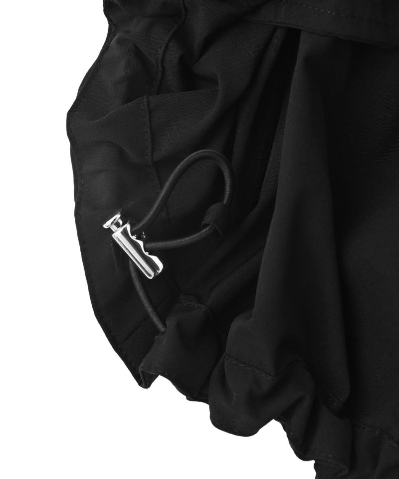STYLEDELI　スタンドネック裾バルーンブルゾン BLK001】バルーンブルゾン | おしゃれな大人レディース