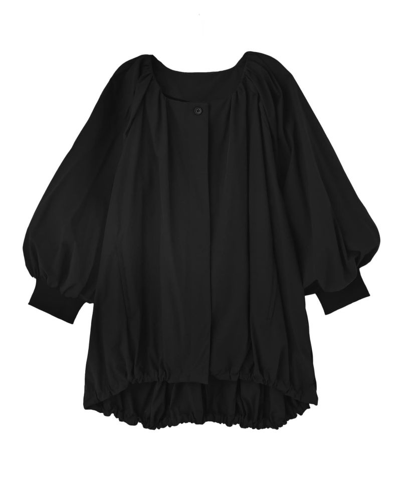 STYLEDELI　スタンドネック裾バルーンブルゾン BLK001】バルーンブルゾン | おしゃれな大人レディース