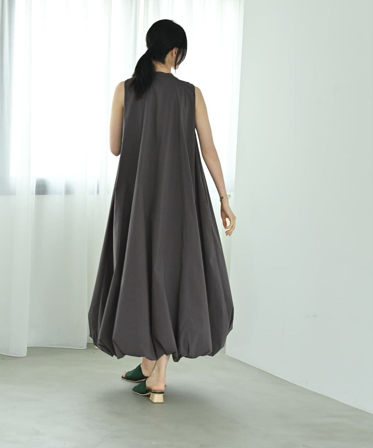着用イメージ 170cm グレー