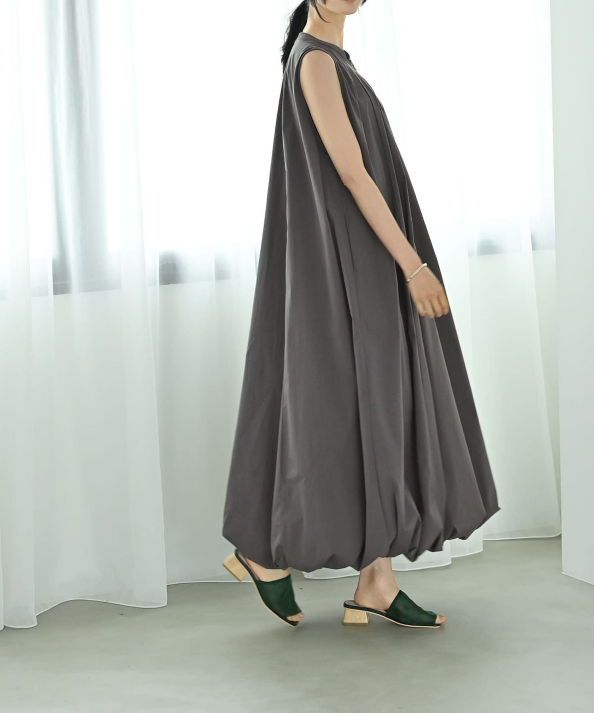 着用イメージ 170cm グレー
