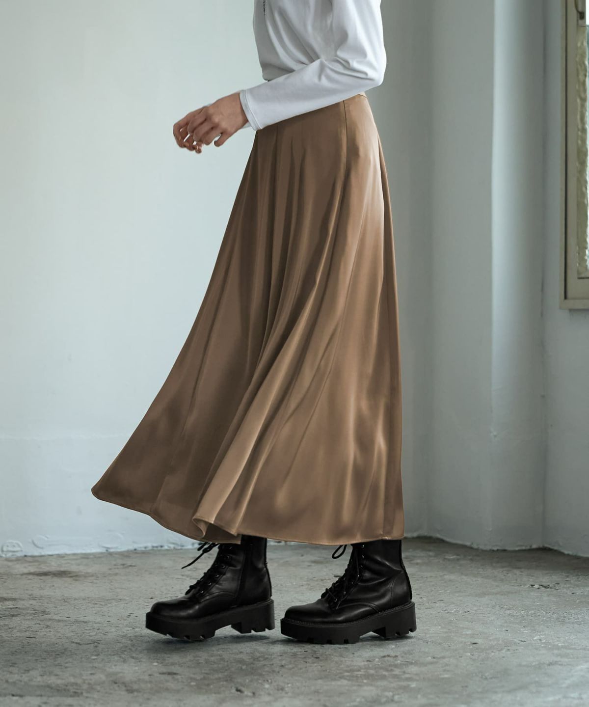 着用イメージ 167㎝　02サイズ　オリーブブラウン