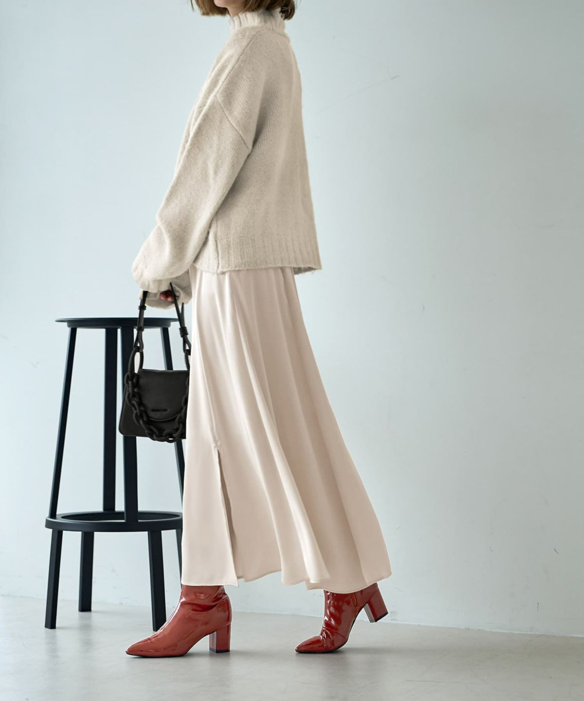 着用イメージ 166㎝　02サイズ　ブライトベージュ