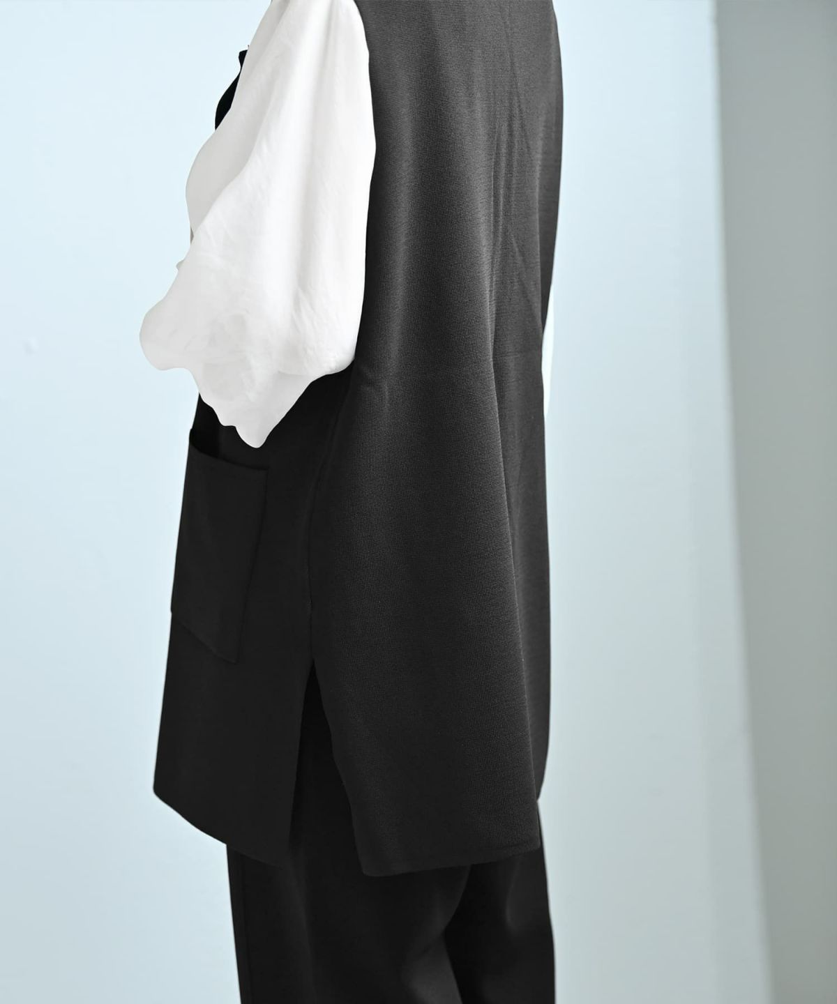 着用イメージ 172cm ブラック