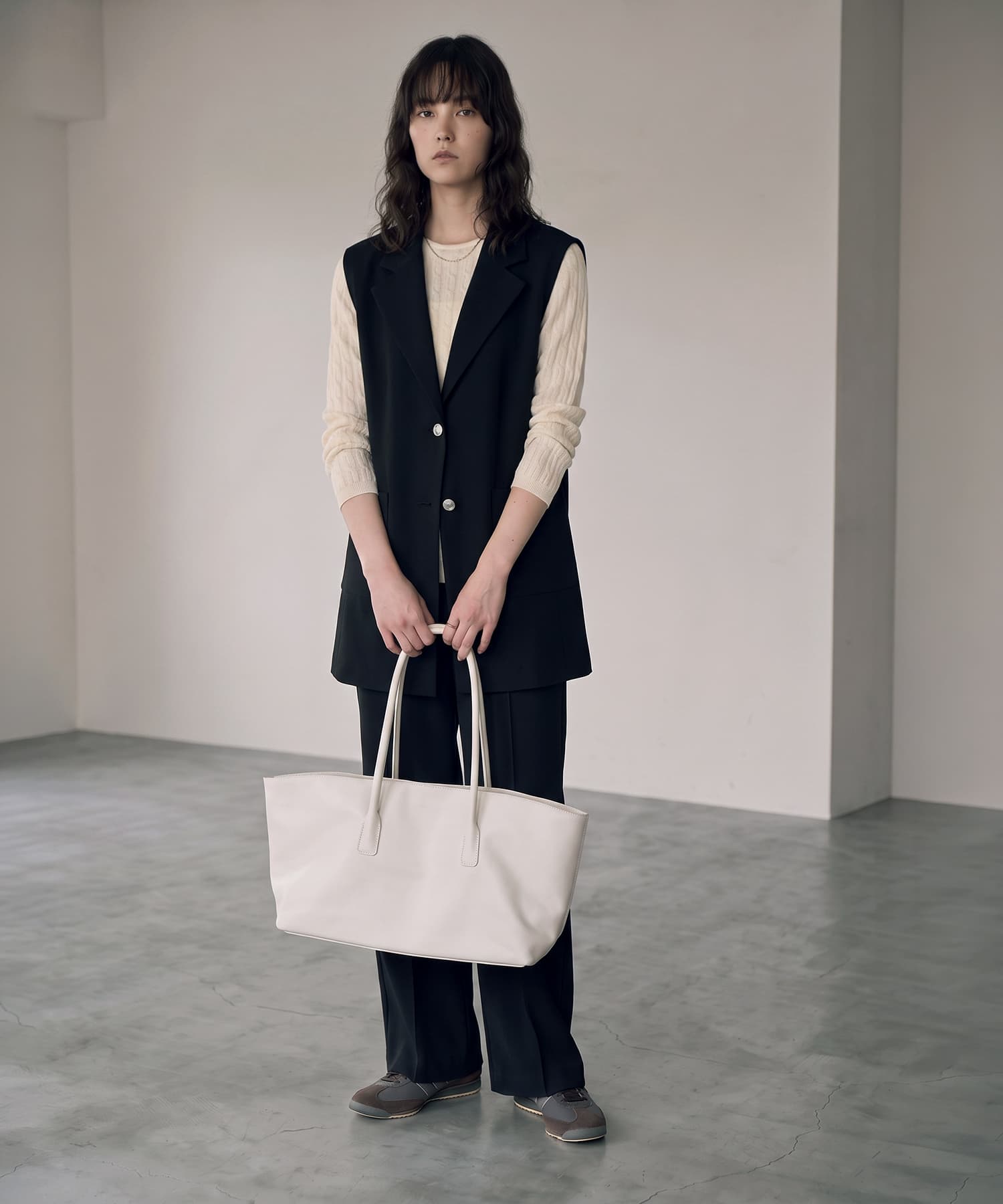着用イメージ 172cm ブラック
