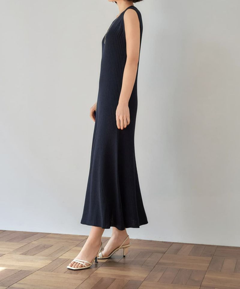 l'orかじまりワンピース Mermaid Rib Dress l'or かじまりワンピース Mermaid Rib Dress
