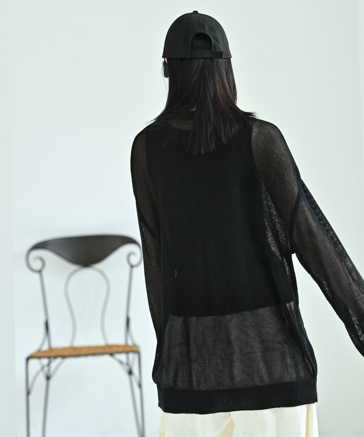 着用イメージ 170cm ブラック