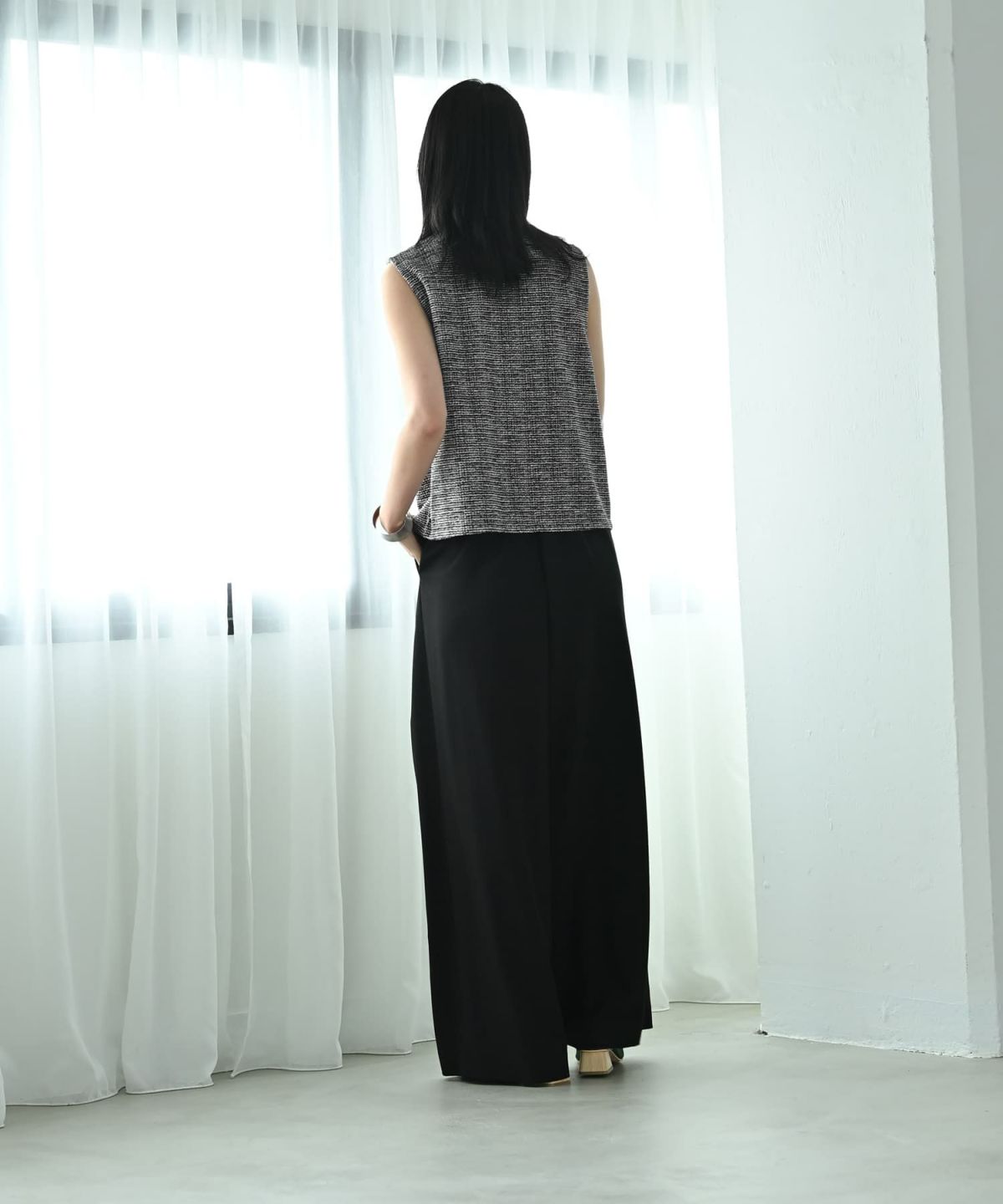 着用イメージ 170cm ブラック