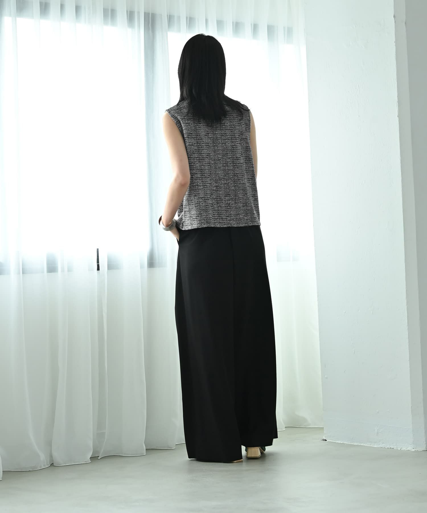 着用イメージ 170cm ブラック