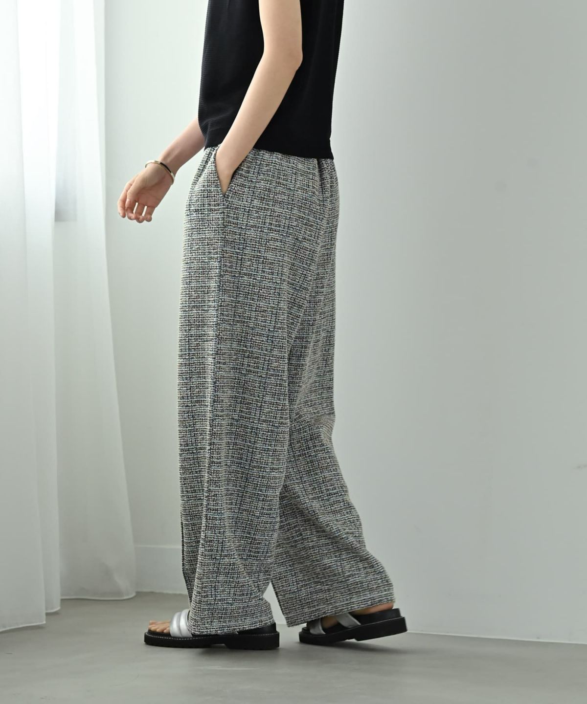 着用イメージ 170cm ブルー