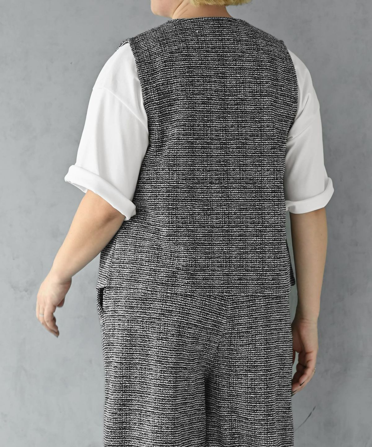 着用イメージ 163cm ブラック