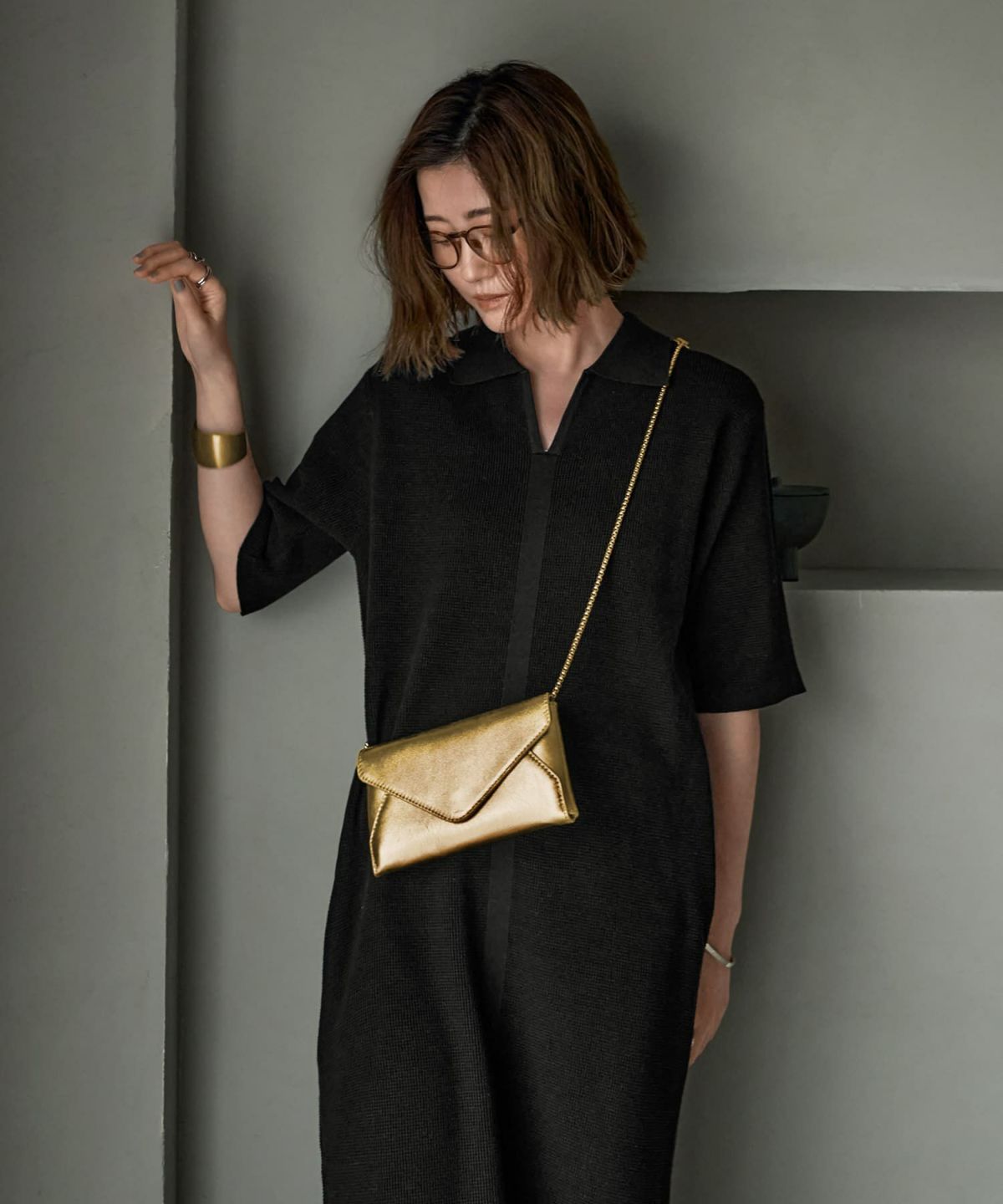 着用イメージ 166cm　02サイズ　ブラック