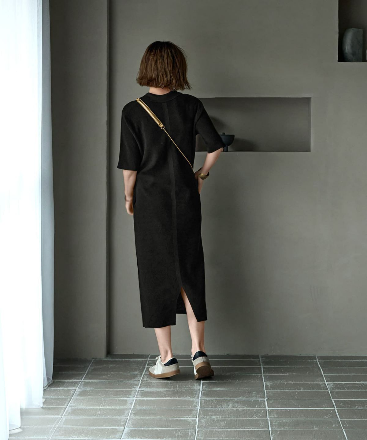 着用イメージ 166cm　02サイズ　ブラック