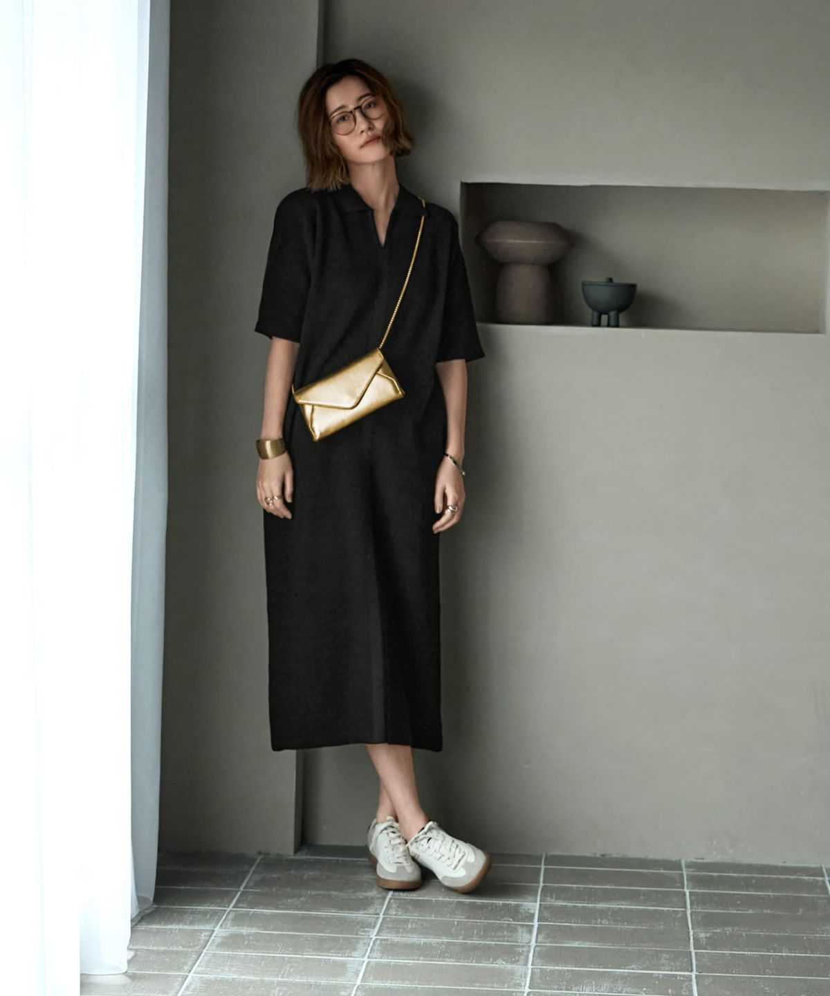 着用イメージ 166cm　02サイズ　ブラック