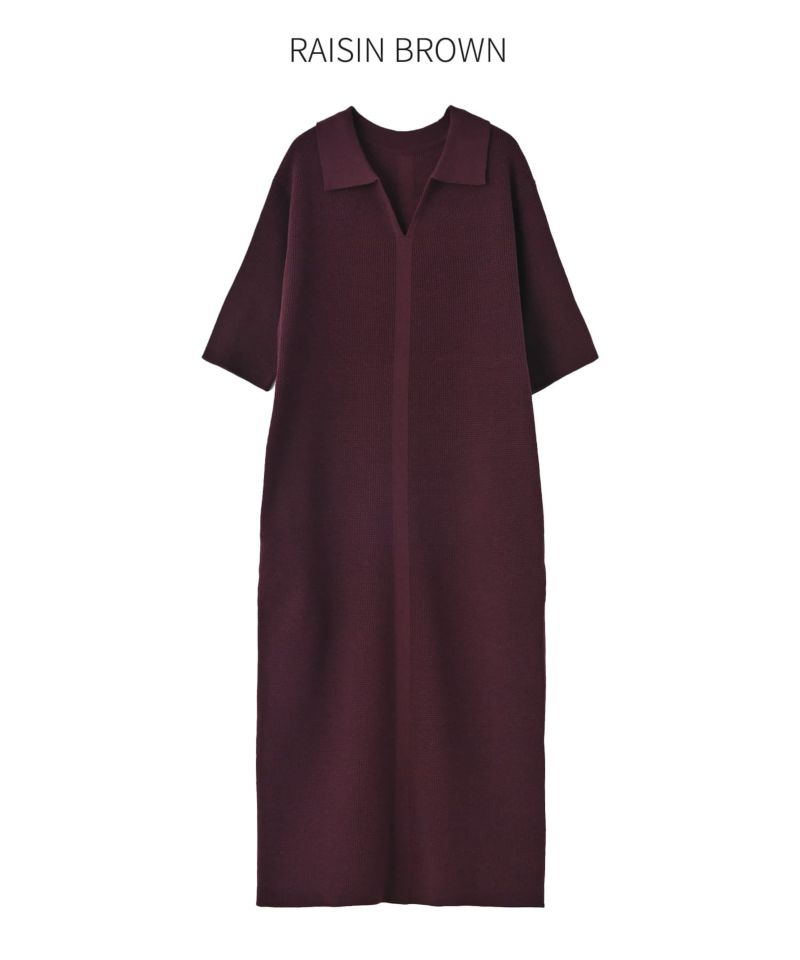 特価商品  Softy Cotton／ワッフル編みスキッパーワンピース | おしゃれな ワンピース